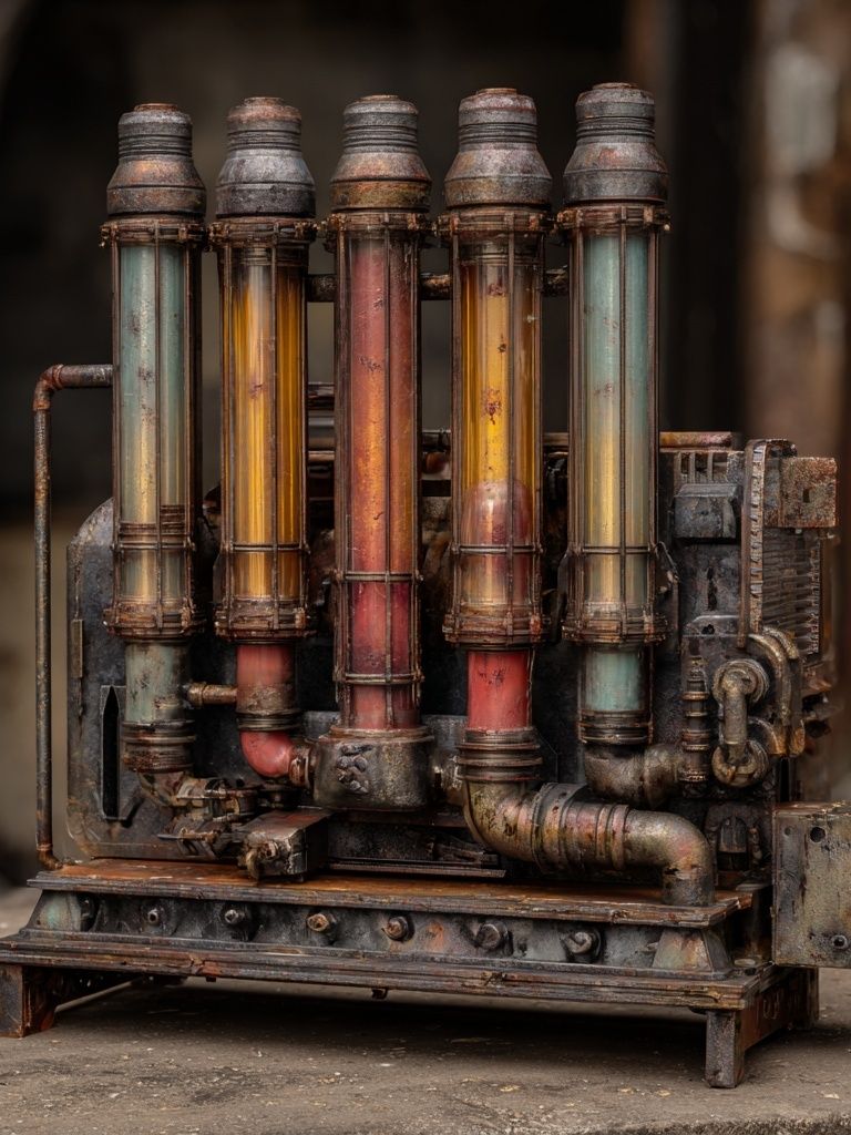 Industrial Steampunk Machine Poster. poster — fine-art art