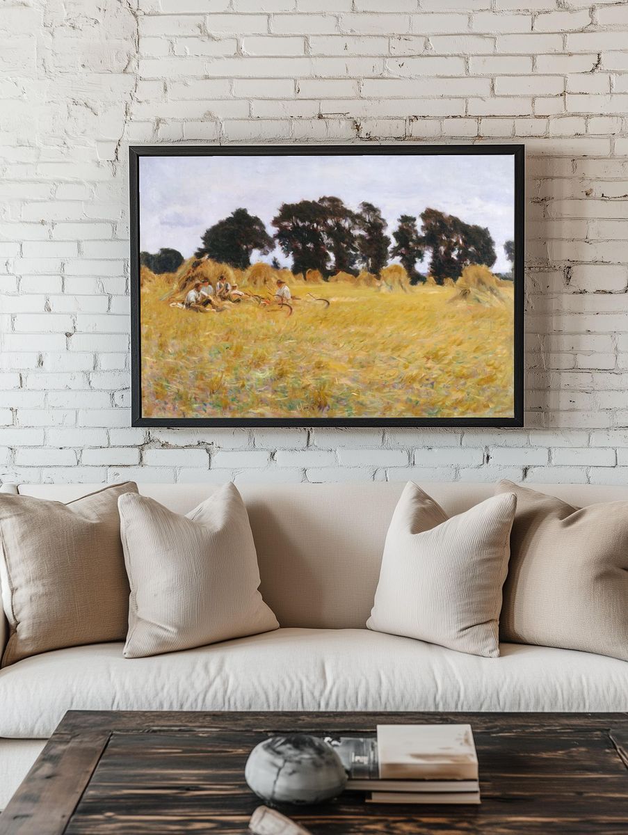 Reapers Resting Wheat Field (1885). — room view 1