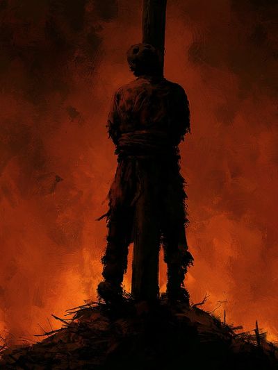 Inferno Silhouette Fine-Art Poster. poster