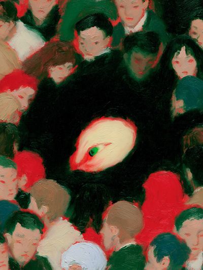 Crowd Portrait Fine-Art Poster. poster