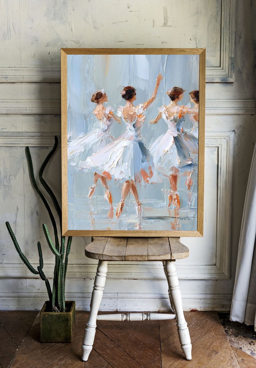 Ballet Dancers Impressionist Poster. room preview