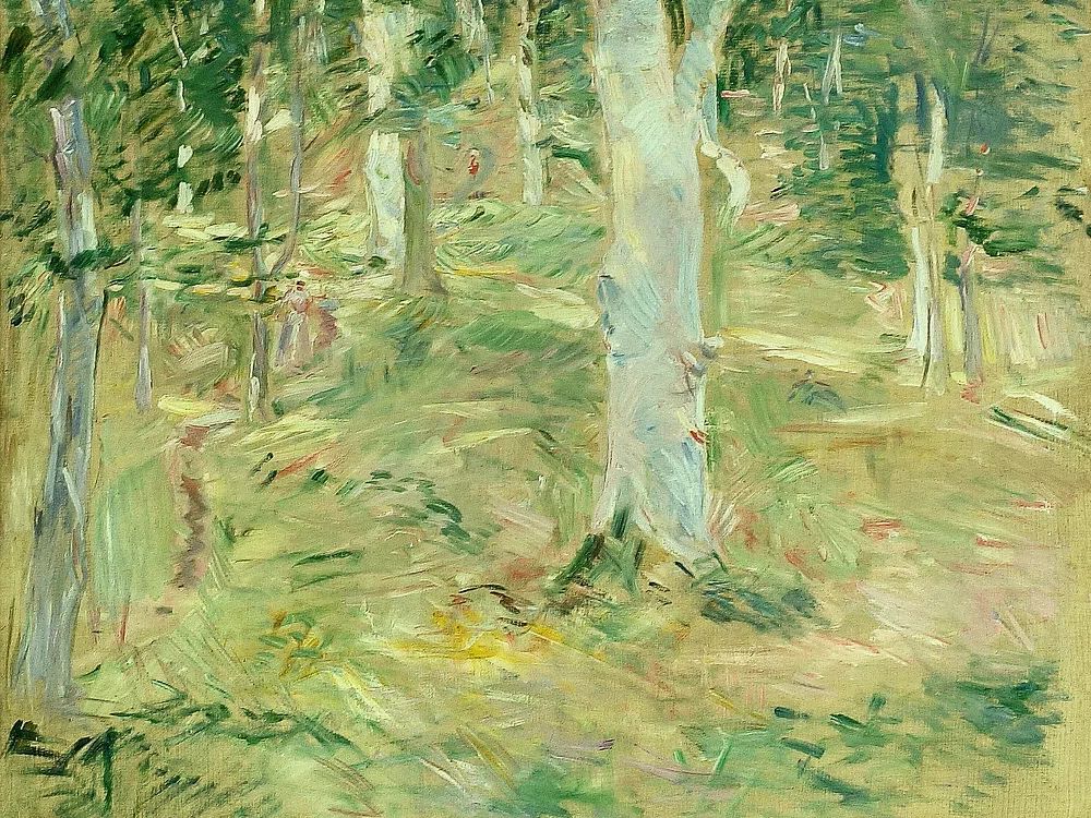 Birch Forest Impressionist Poster. poster — fine-art art