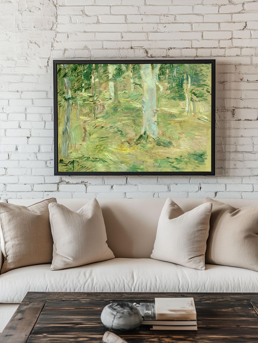 Birch Forest Impressionist Poster room preview