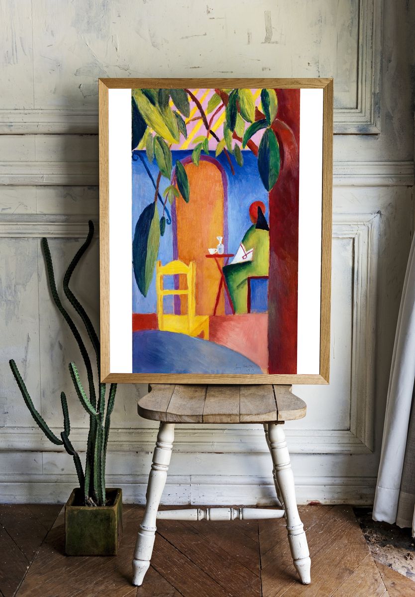 August Macke 's Türkisches Café. room preview
