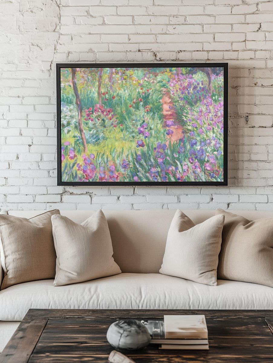 Monet impressionist wallpaper, HD background. — room view 1