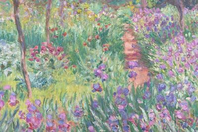 Monet impressionist wallpaper, HD background. poster print