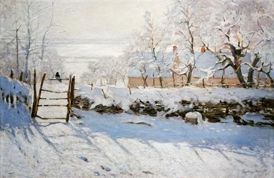 Claude Monet 's Magpie (1868–1869).