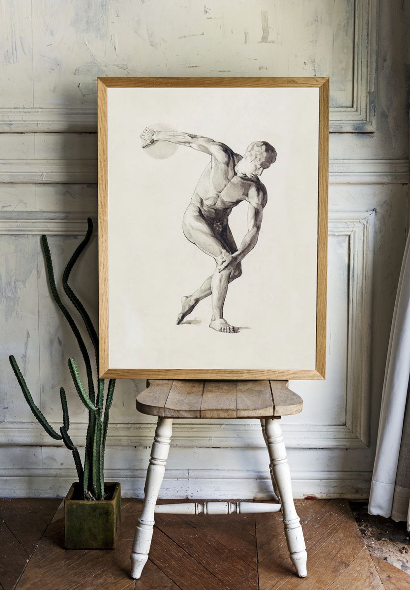 Male Nude. Gipsmodel van Discuswerper. room preview