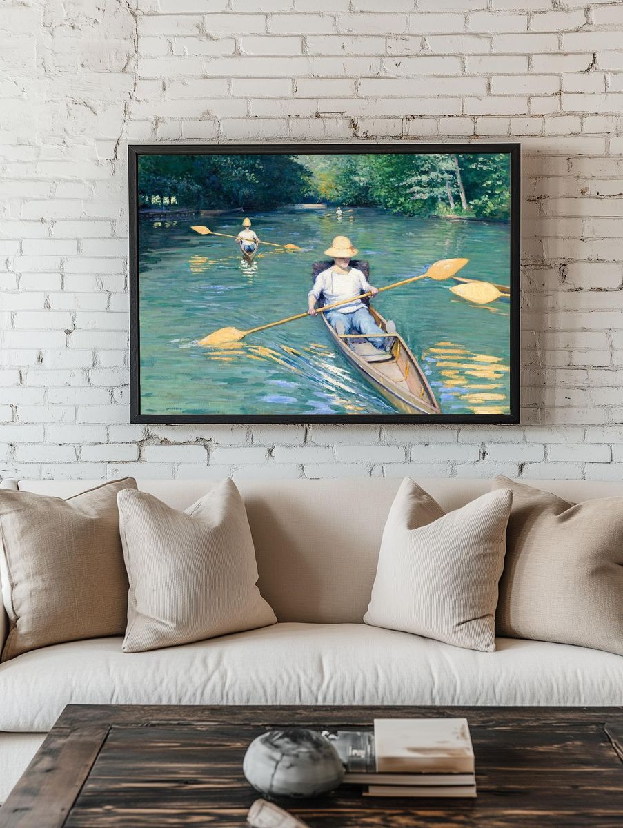 Skiffs (1877) painting high resolution. room preview