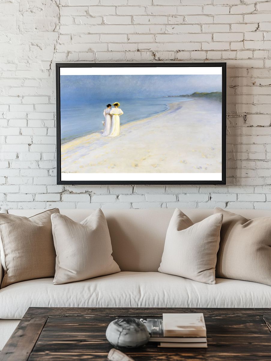 Summer evening Skagen's Beach (1893). — room view 1