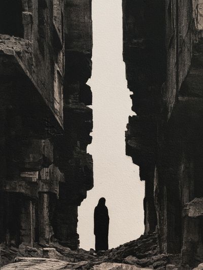 Canyon Silhouette Fine-Art Print. poster