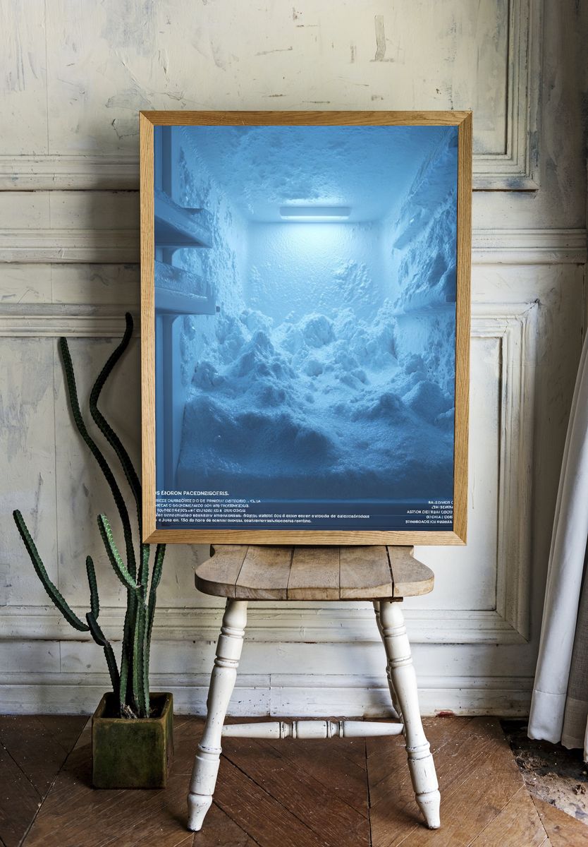 Frozen Interior — Photography Print. — room view 1