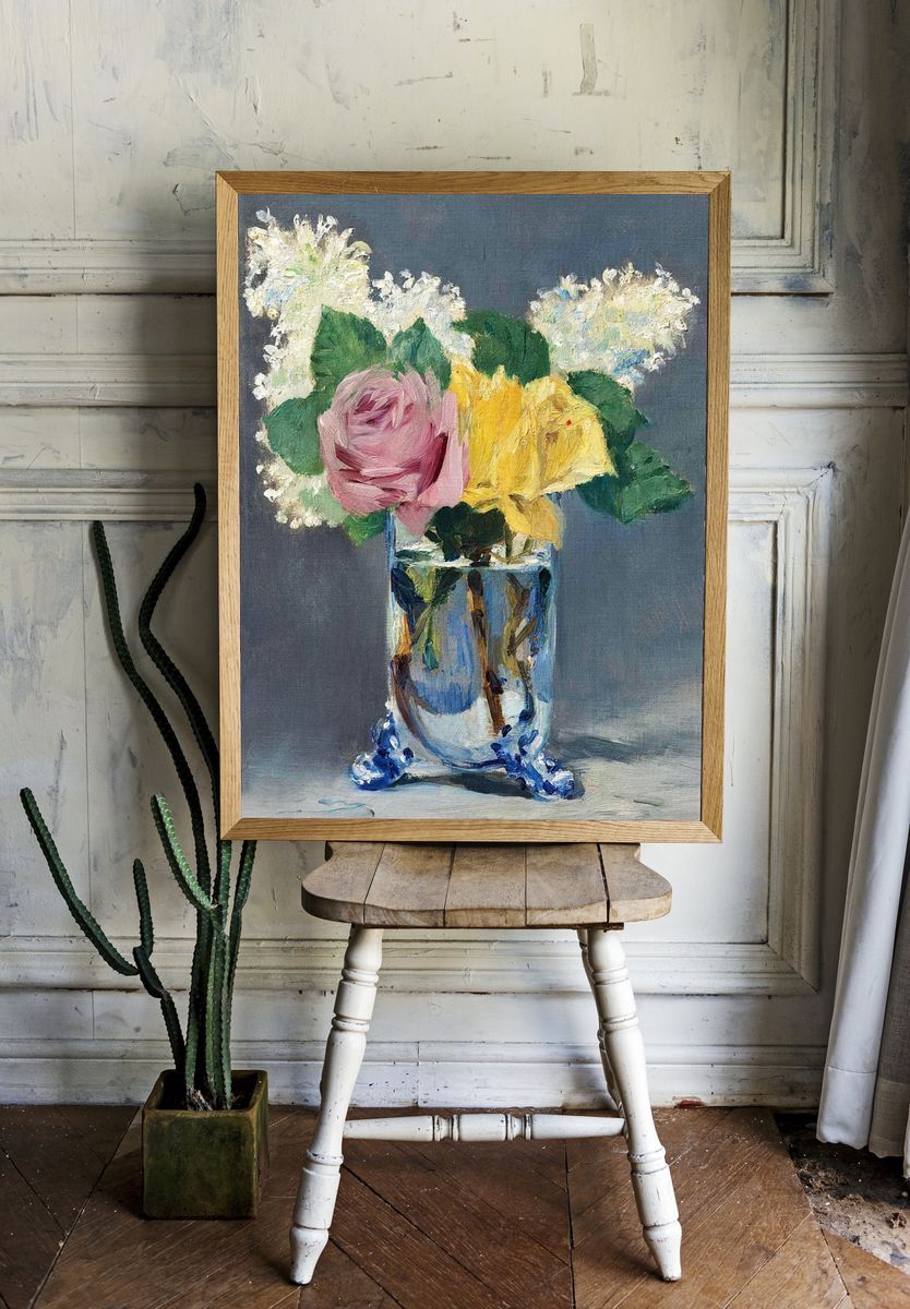 Floral Still Life — Impressionist Print room preview