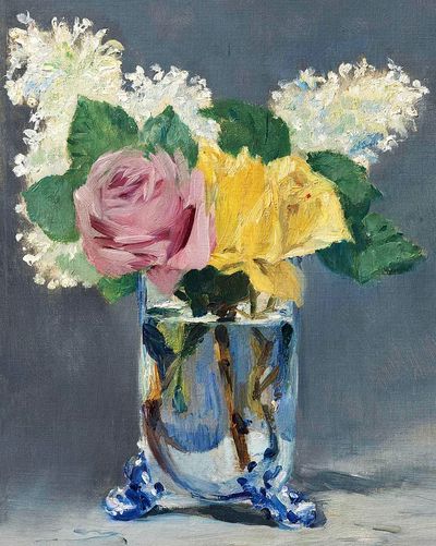 Floral Still Life — Impressionist Print. poster print