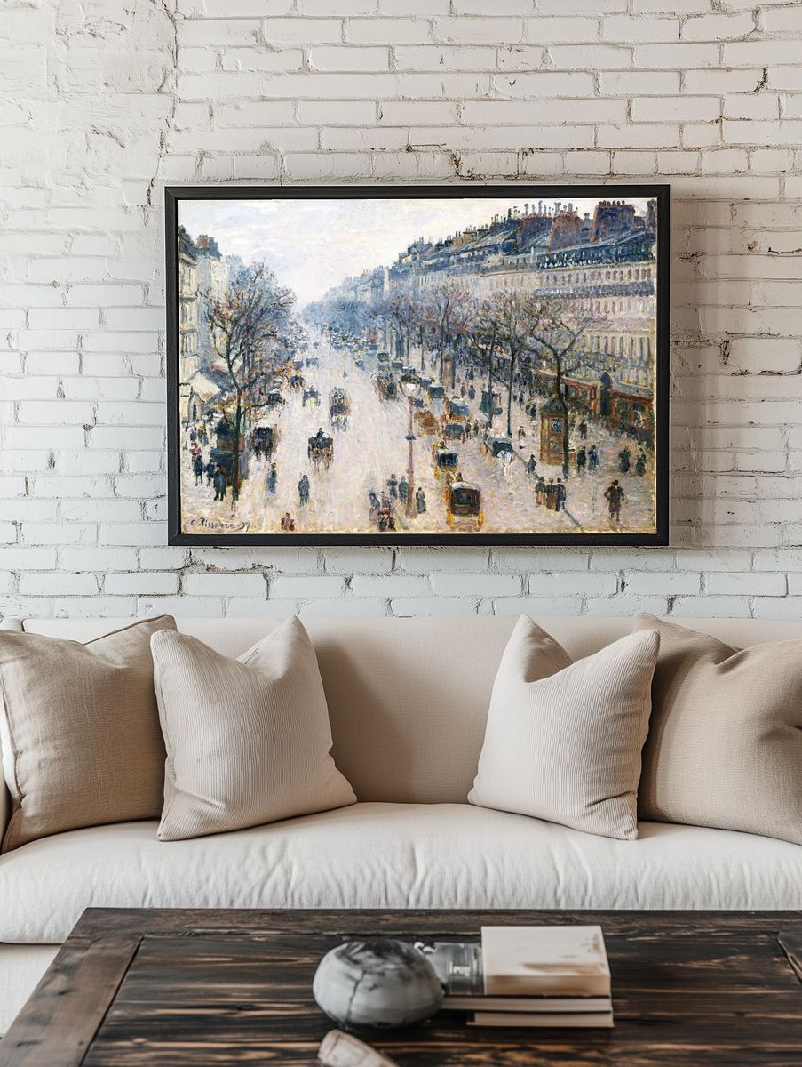 Boulevard Montmartre Winter Morning (1897). — room view 1