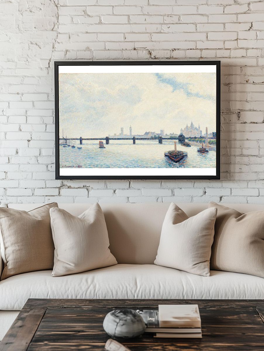 Charing Cross Bridge, London (1890). room preview