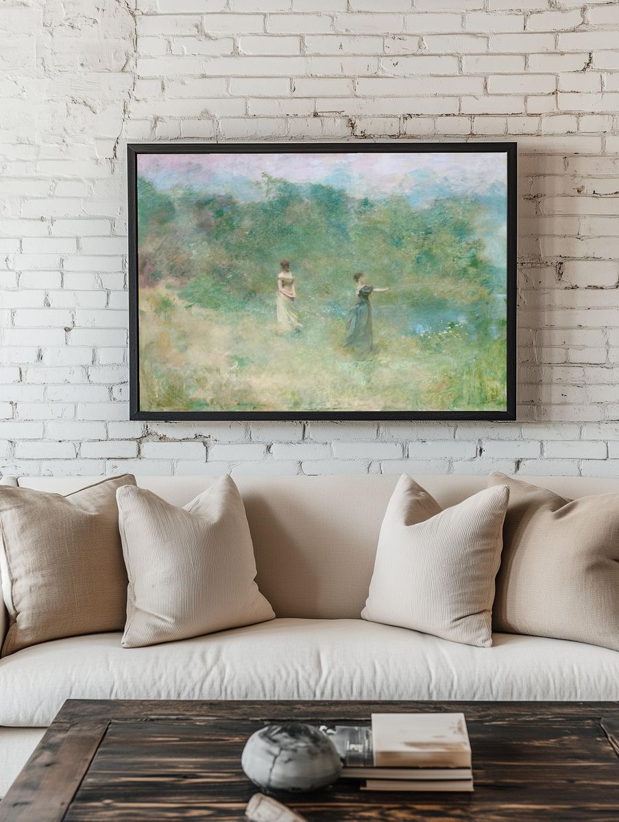 Summer (1890) vintage painting Thomas. — room view 1