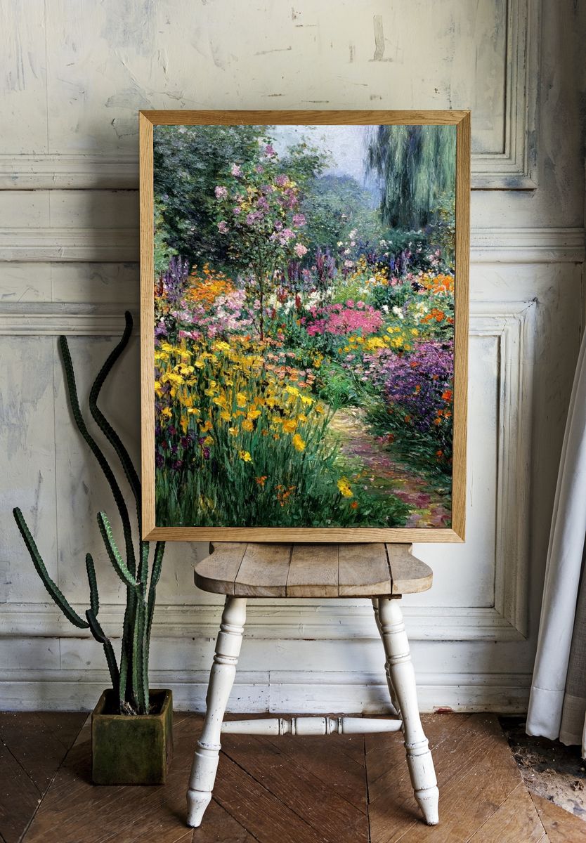 Blooming Garden Impressionism Poster. room preview