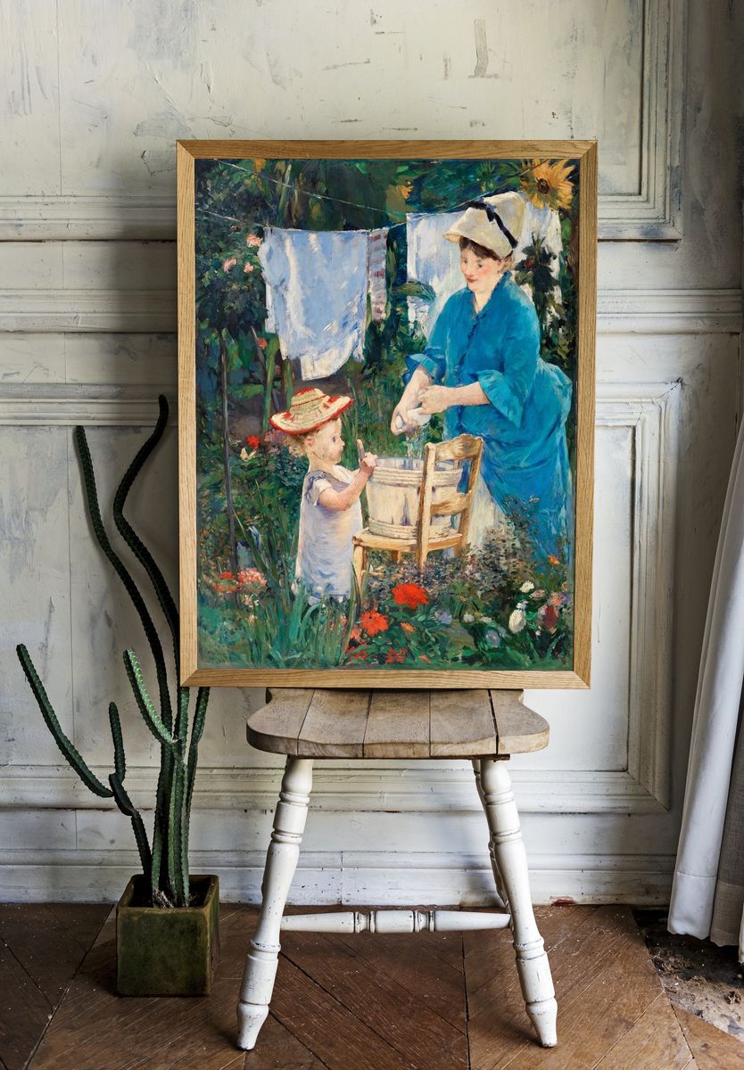Laundry (Le Linge), (1875) painting. — room view 1