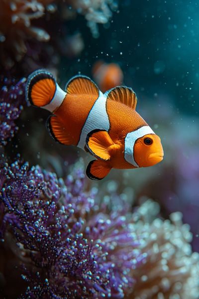 Clownfish Underwater Photography Poster. poster print