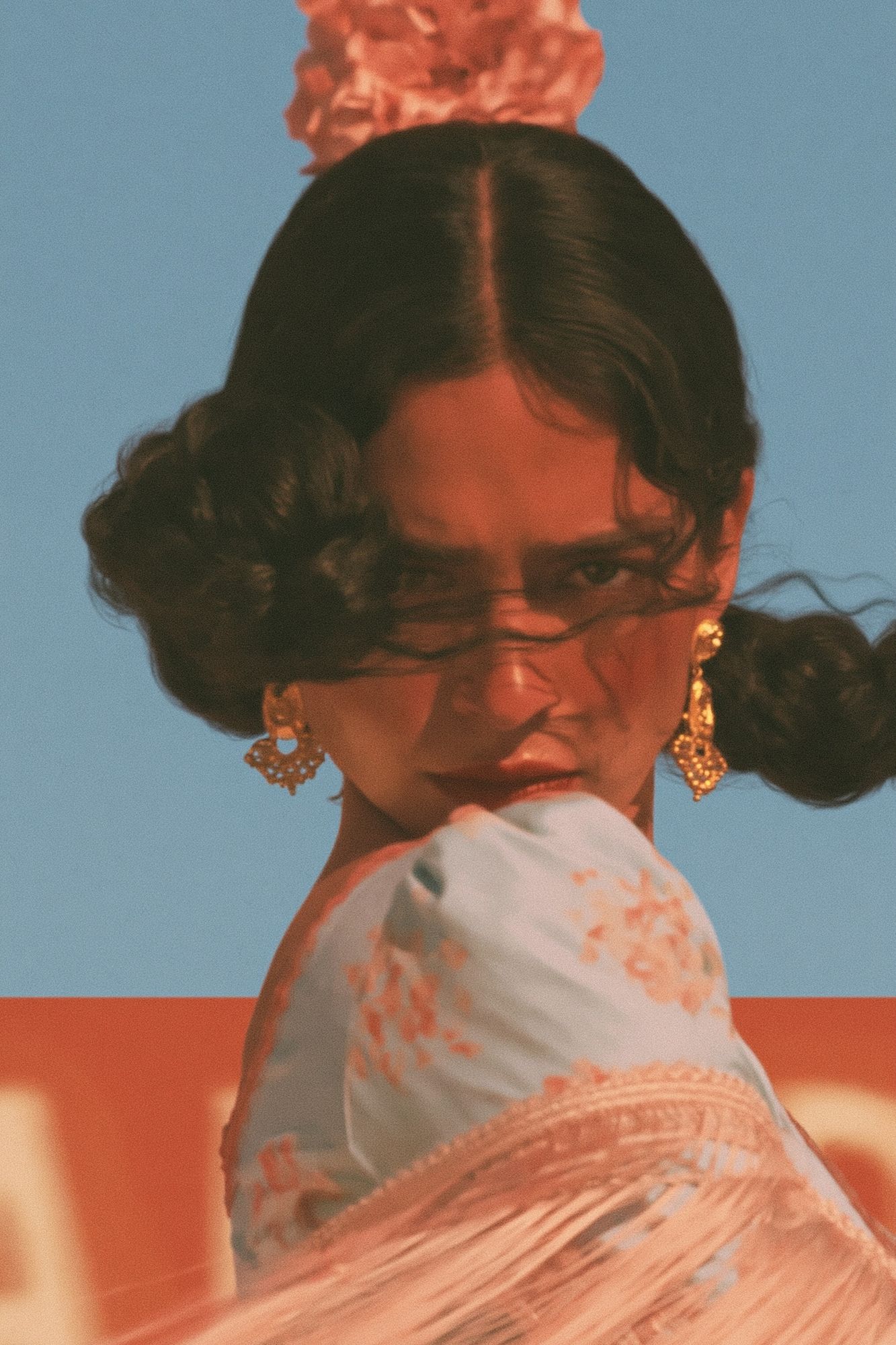 Frida Kahlo Portrait Photography Poster. poster detail