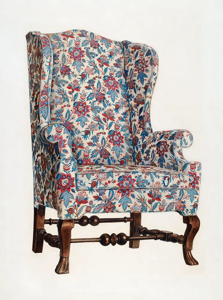 Wing Chair (1941) Rolland Livingstone. poster detail