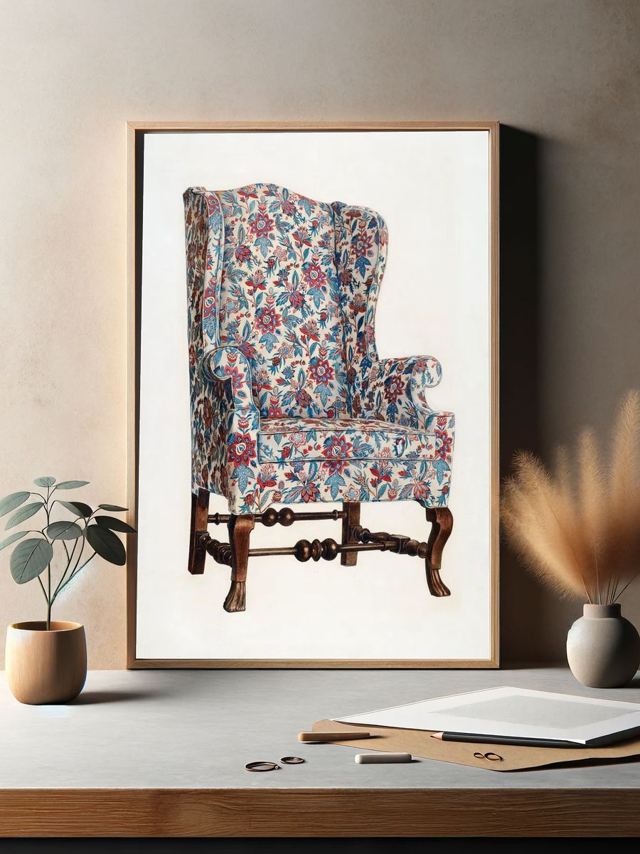 Wing Chair (1941) Rolland Livingstone. — room view 2