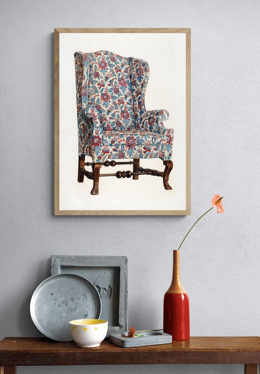 Wing Chair (1941) Rolland Livingstone. — room view 3