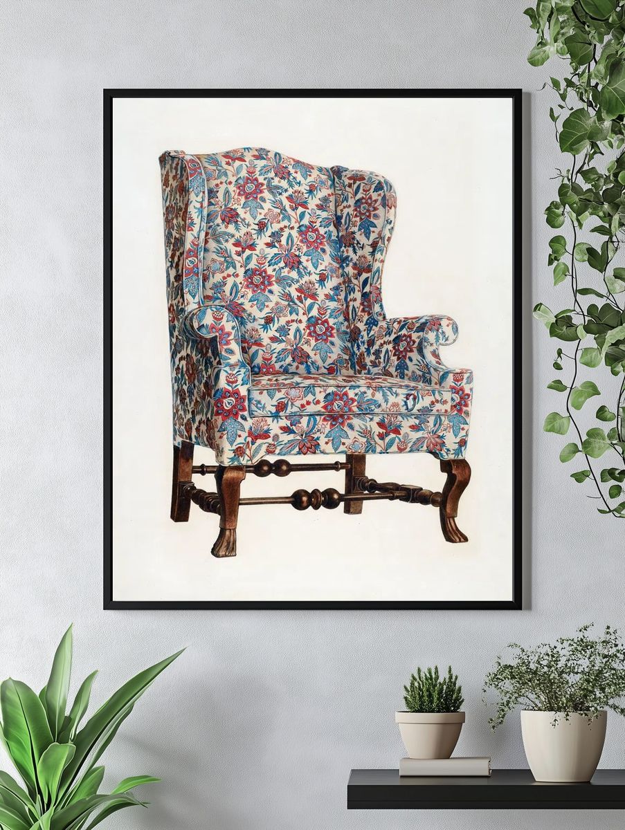 Wing Chair (1941) Rolland Livingstone. — room view 4