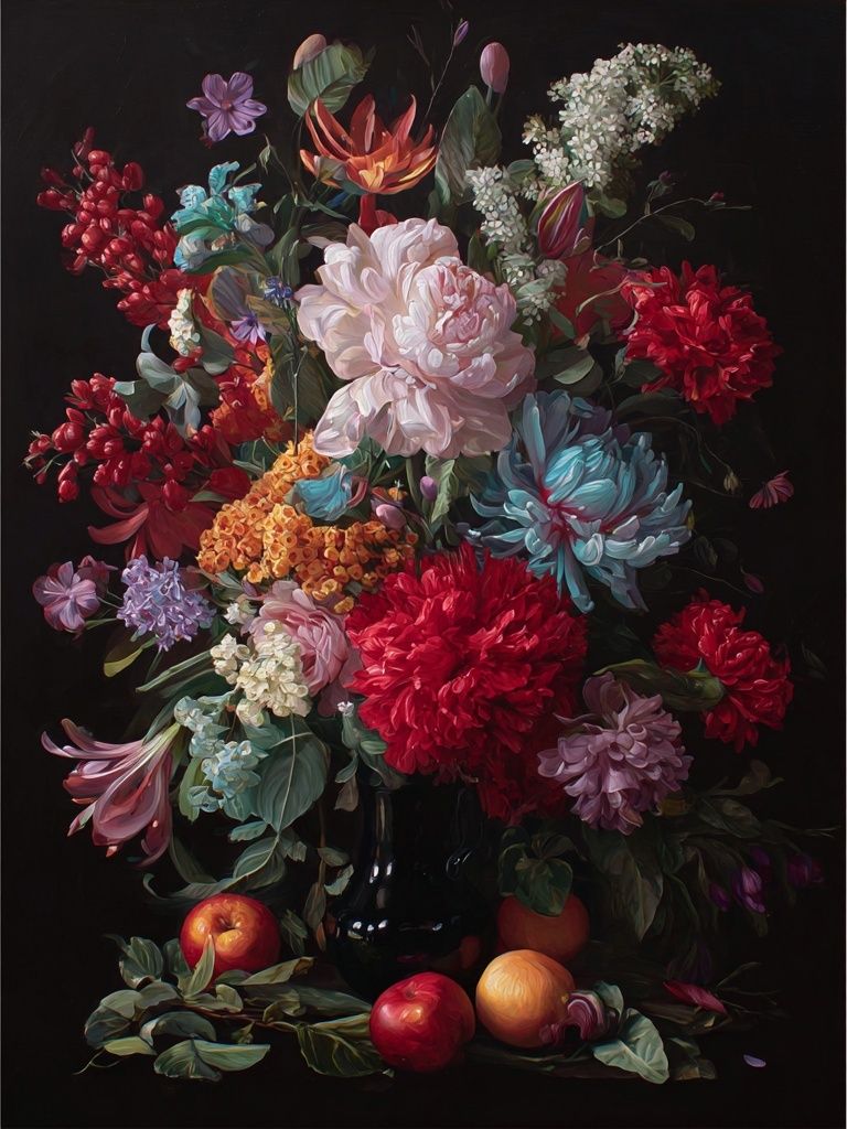 Floral Still Life Contemporary Print. poster detail