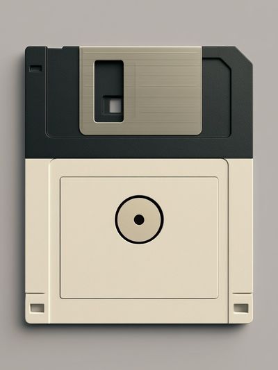 Floppy Disk Minimalist Poster. poster print