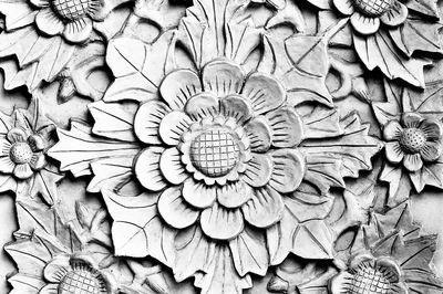 Floral Relief Sculpture Poster. poster print