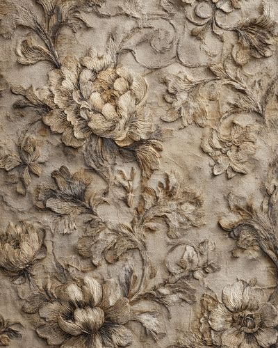 Elegant Floral Texture Poster. poster