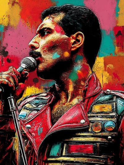 Freddie Mercury — Pop Art Poster. poster print