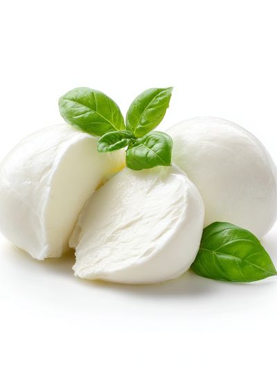 Fresh Mozzarella with Basil — Food Print. poster print