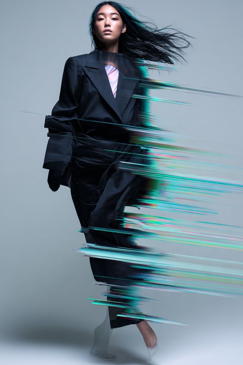 Dynamic Fashion Movement Poster. poster — fashion art
