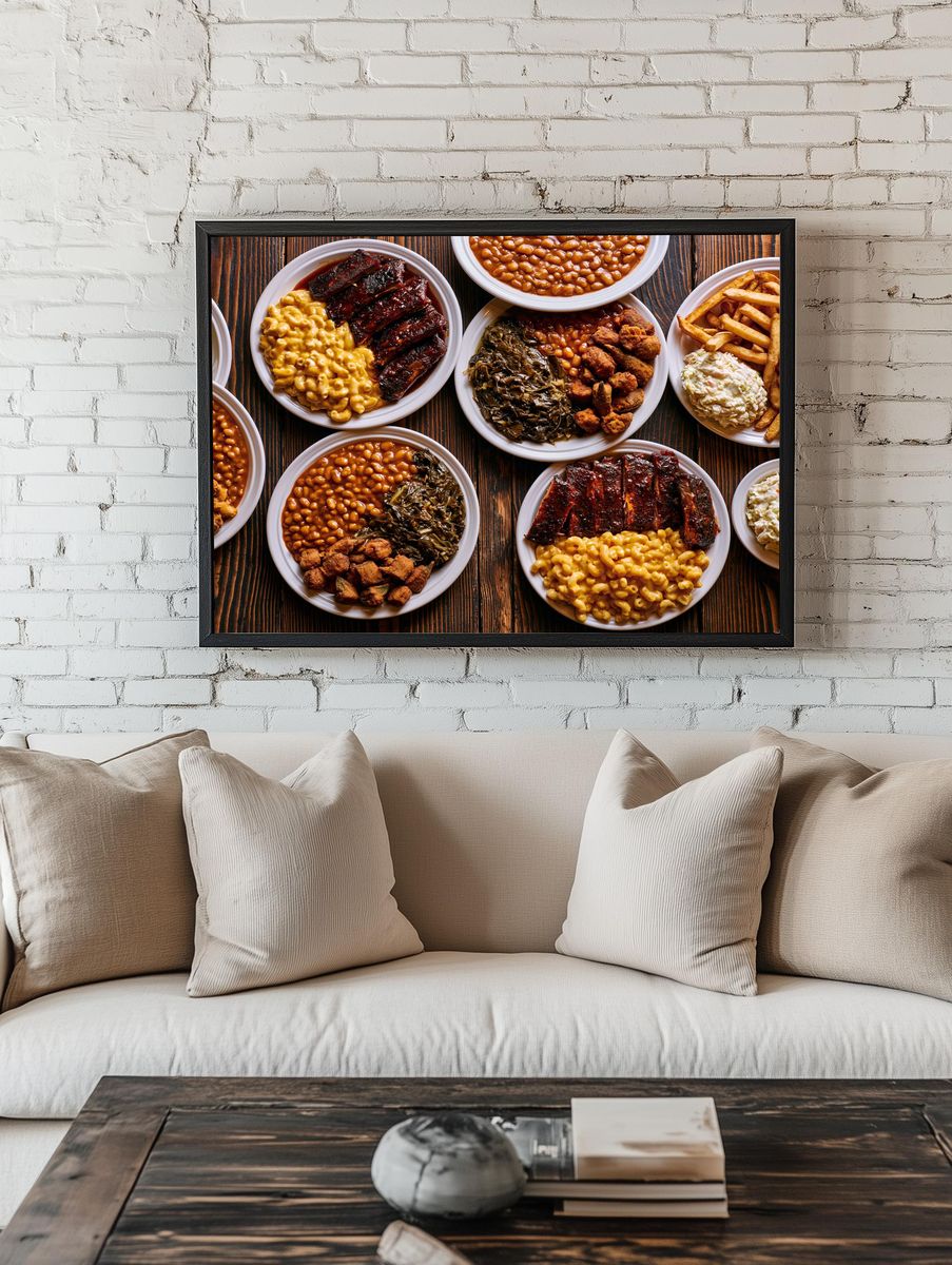 Soul Food Feast Photography Poster. — room view 1