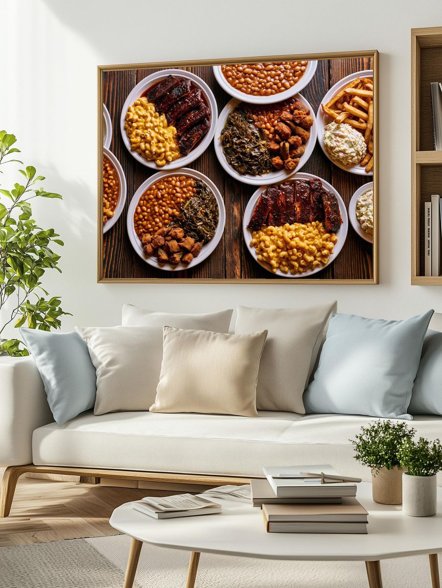 Soul Food Feast Photography Poster. — room view 2