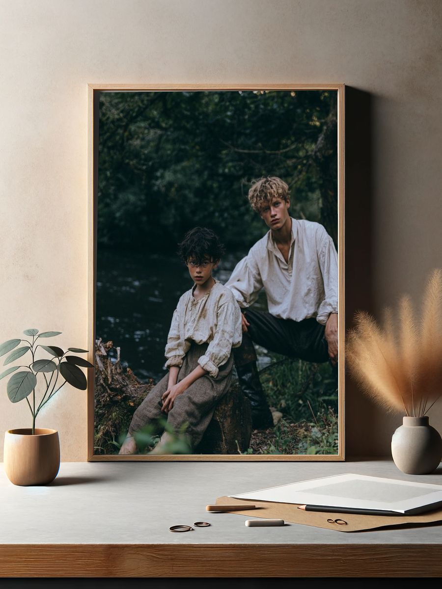 Forest Portrait Photography Poster. — room view 2