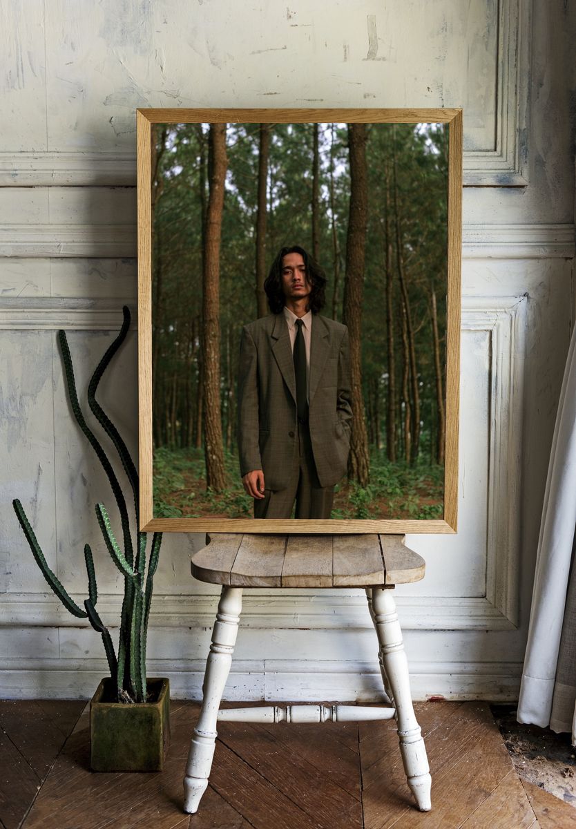 Forest Portrait Photography Poster. — room view 1
