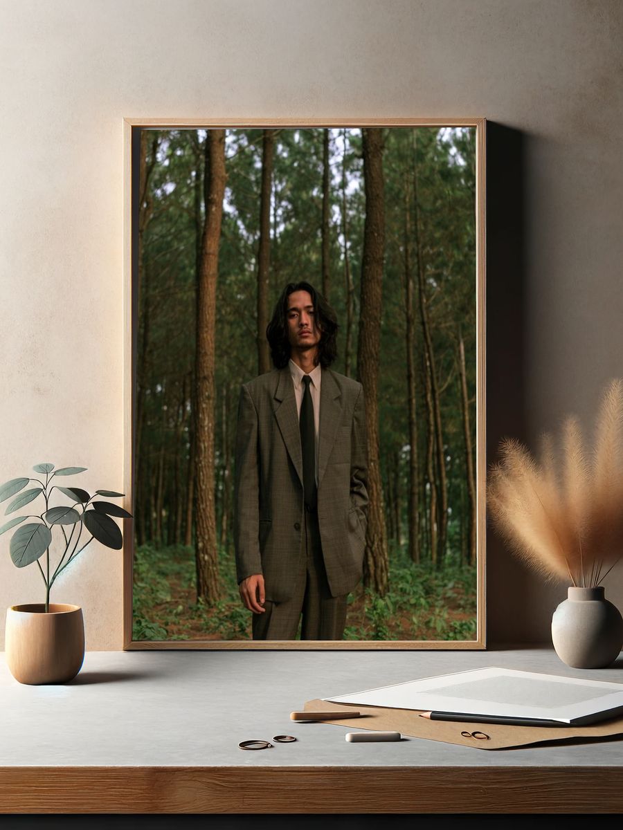 Forest Portrait Photography Poster. — room view 2