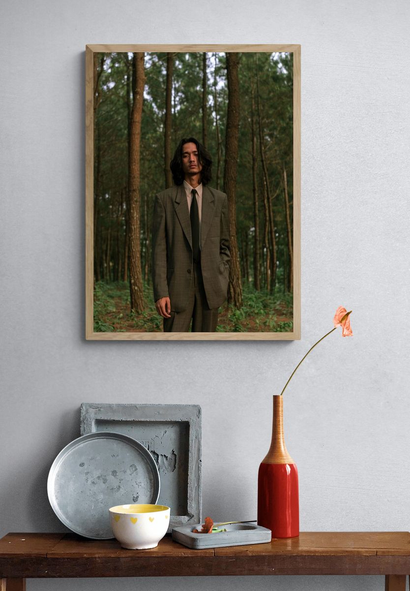 Forest Portrait Photography Poster. — room view 3