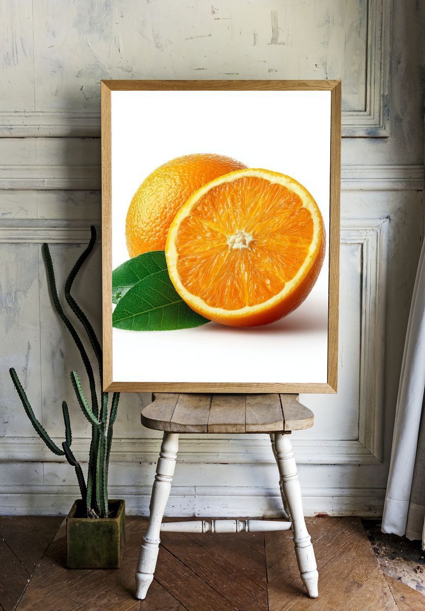 Fresh Orange — Food Print. — room view 1