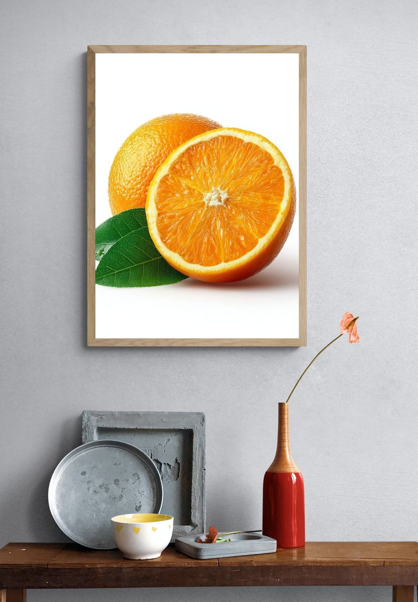 Fresh Orange — Food Print. — room view 3