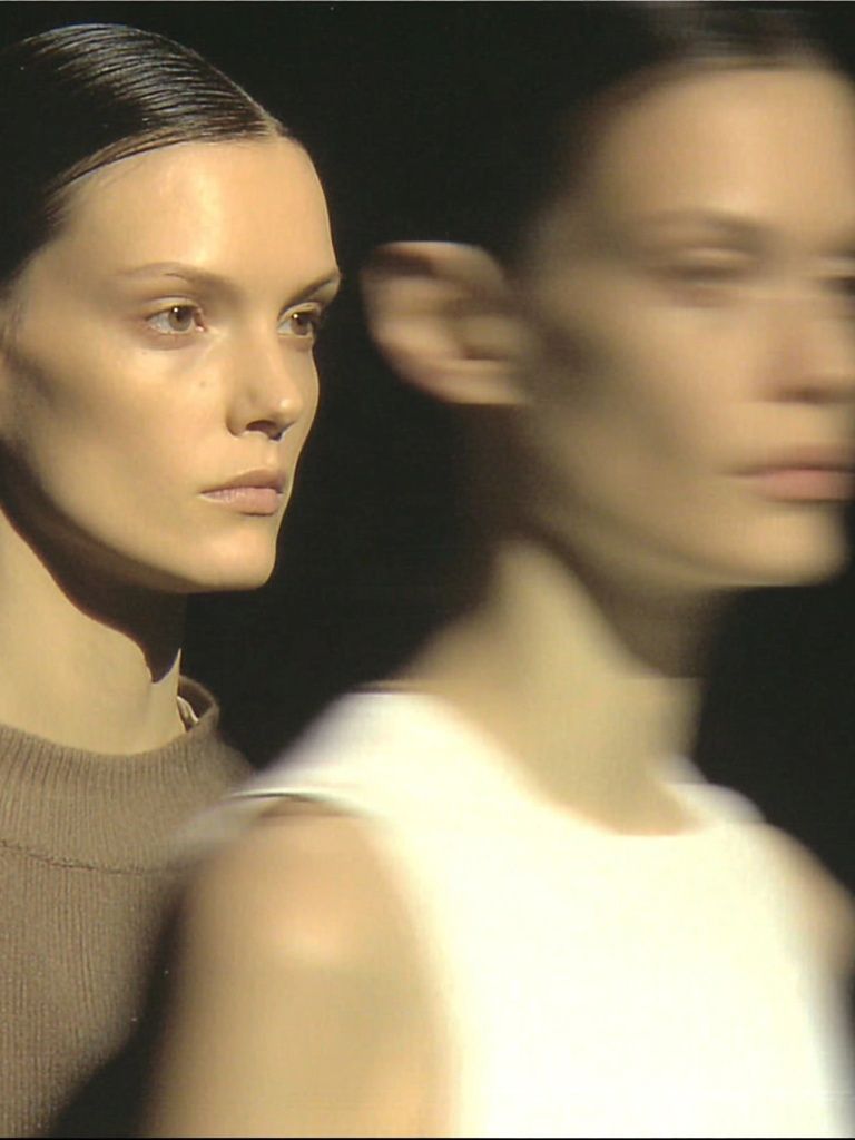 Blurred Fashion Portrait Poster. poster detail