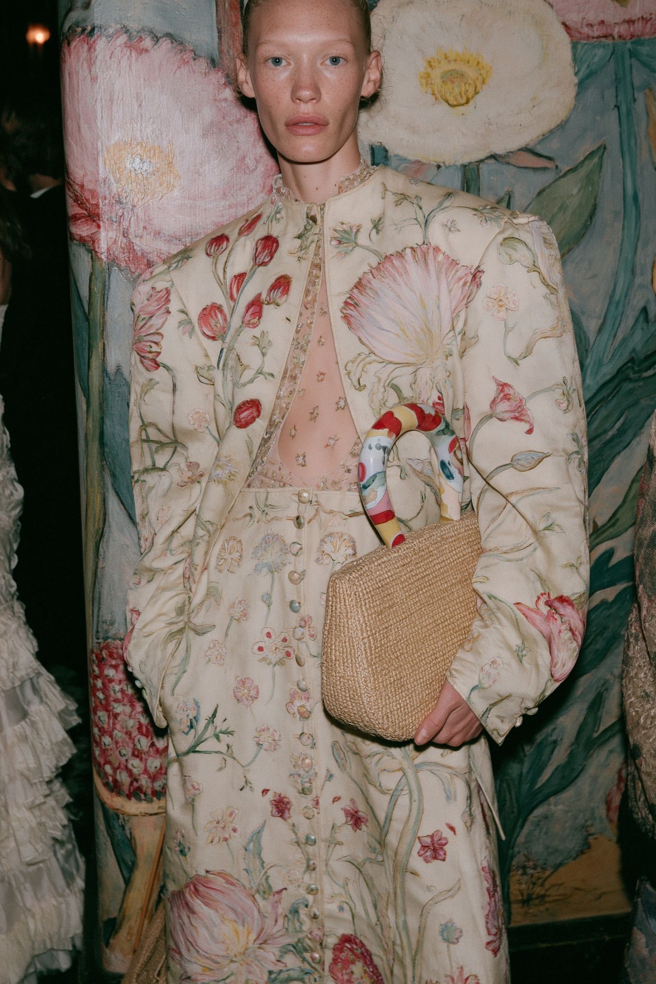 Floral Fashion Portrait Poster. poster — photography art