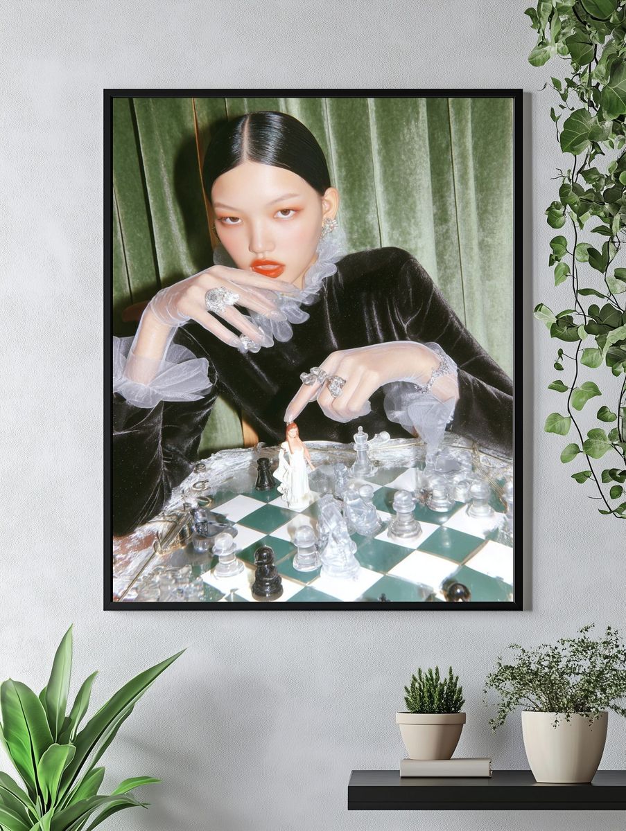 Chess Game — Fashion Photography Poster. — room view 4