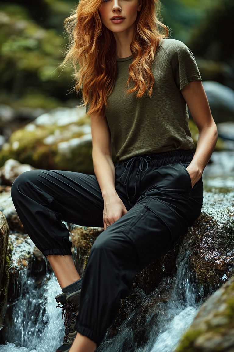 Forest Stream Portrait Poster. poster — photography art