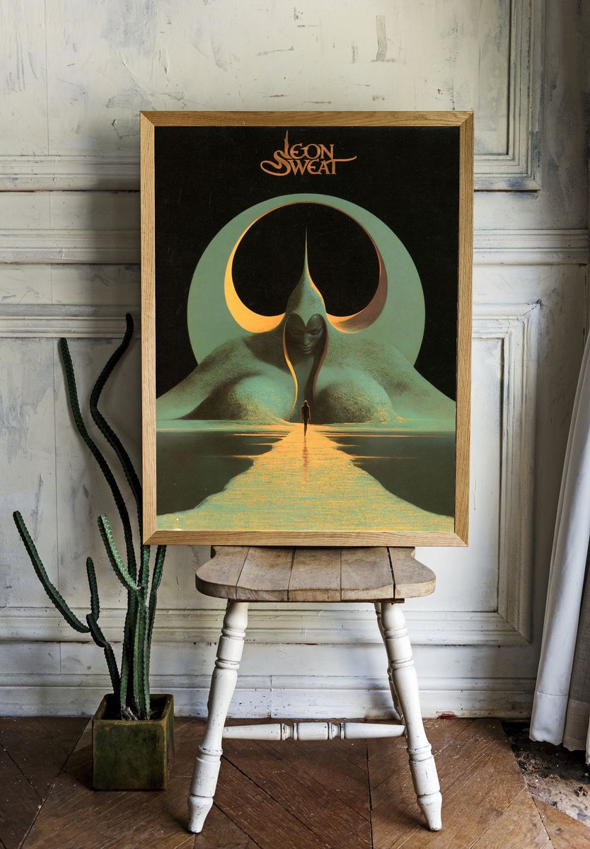 Neon Swat Surrealism Poster. room preview