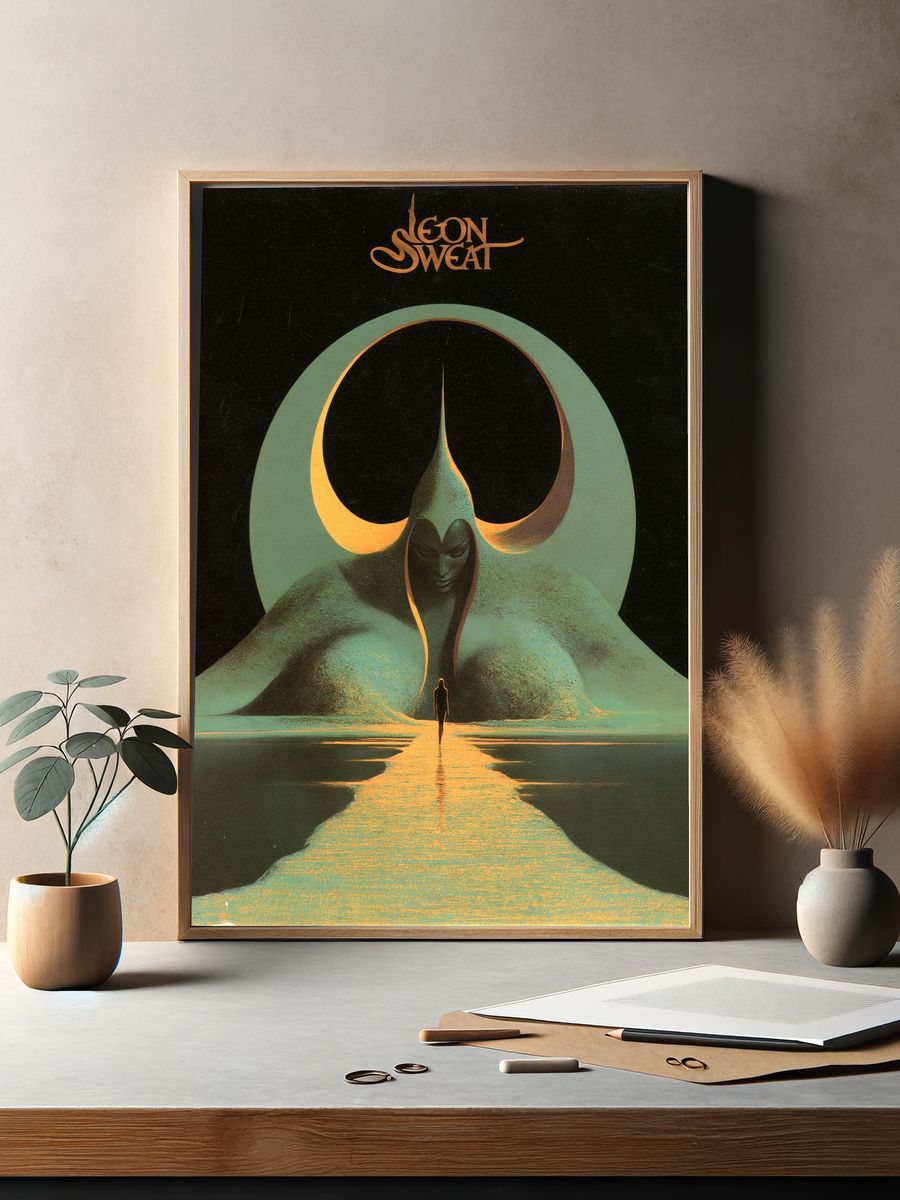Neon Swat Surrealism Poster. — room view 2